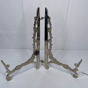 Nickel Plated Brass Picture Display Holder | OS